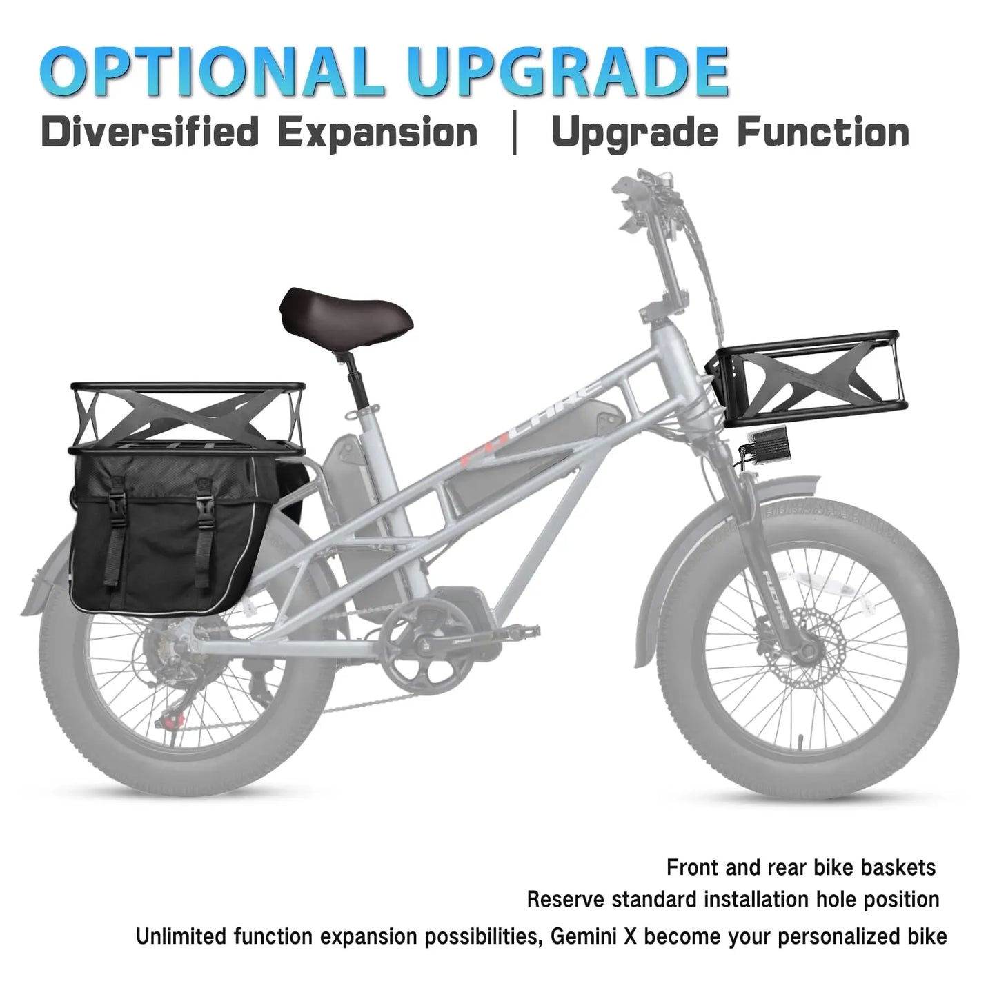 Adults 30MPH 20Inch 4.0" All-Terrain Fat Tire Electric Bicycles 48V Lithium Battery LCD Color Display 7 Speed EBike