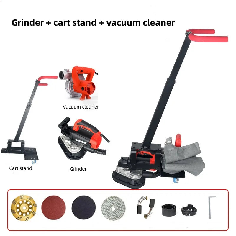 High Safety Level Hand-held Three-heads Concrete Floor Grinder
