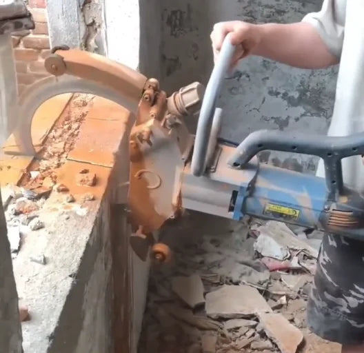 New Handheld Concrete Cutter with Wall Saw and Ring Blade Portable Concrete Cutting Machine