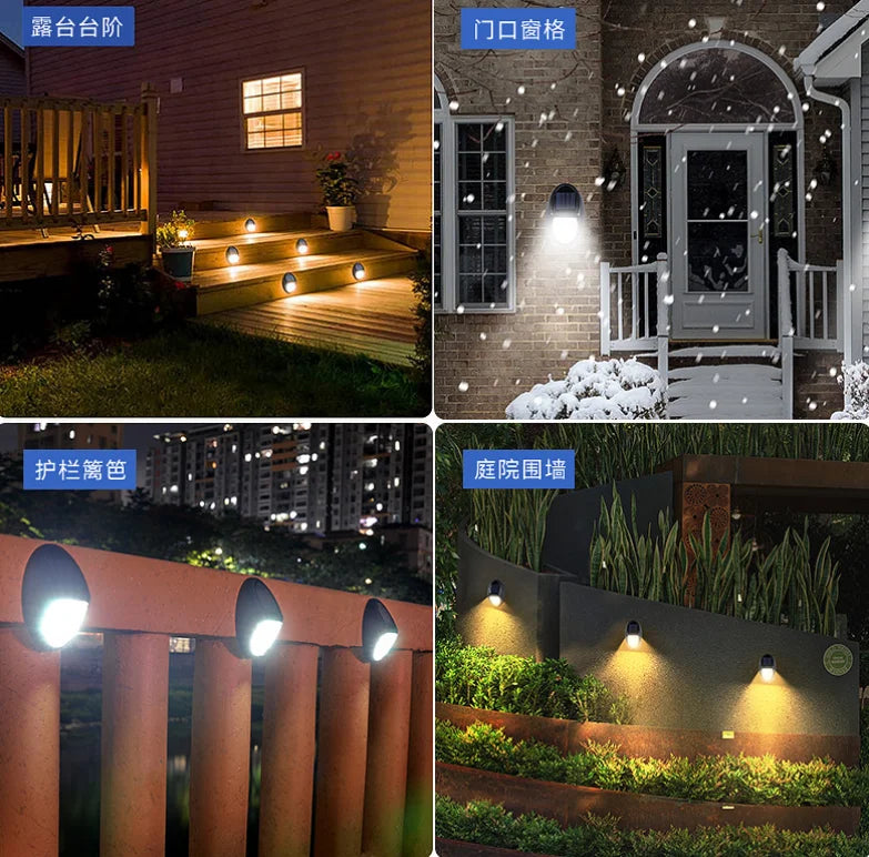 Solar wall lamp for home