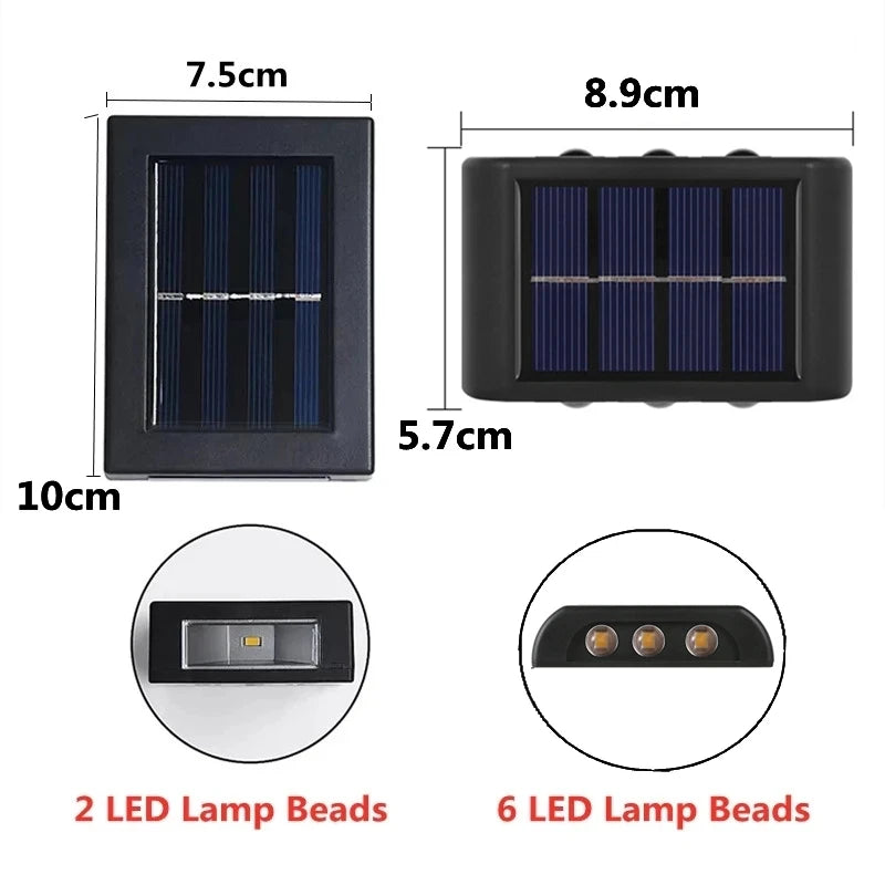 Solar LED Lighting Sensor Lamp