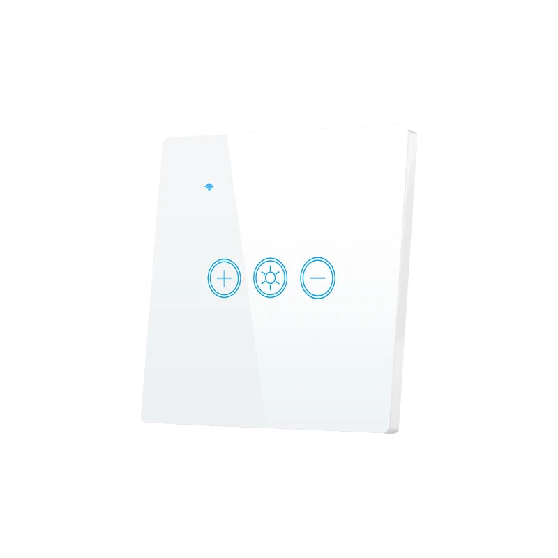 ANDELI Tuya WiFi Smart Dimmer Switch EU Smart Glass Panel Wall Touch Switch Smart life APP Control Works with Alexa Google Home