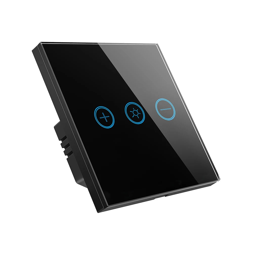 ANDELI Tuya WiFi Smart Dimmer Switch EU Smart Glass Panel Wall Touch Switch Smart life APP Control Works with Alexa Google Home