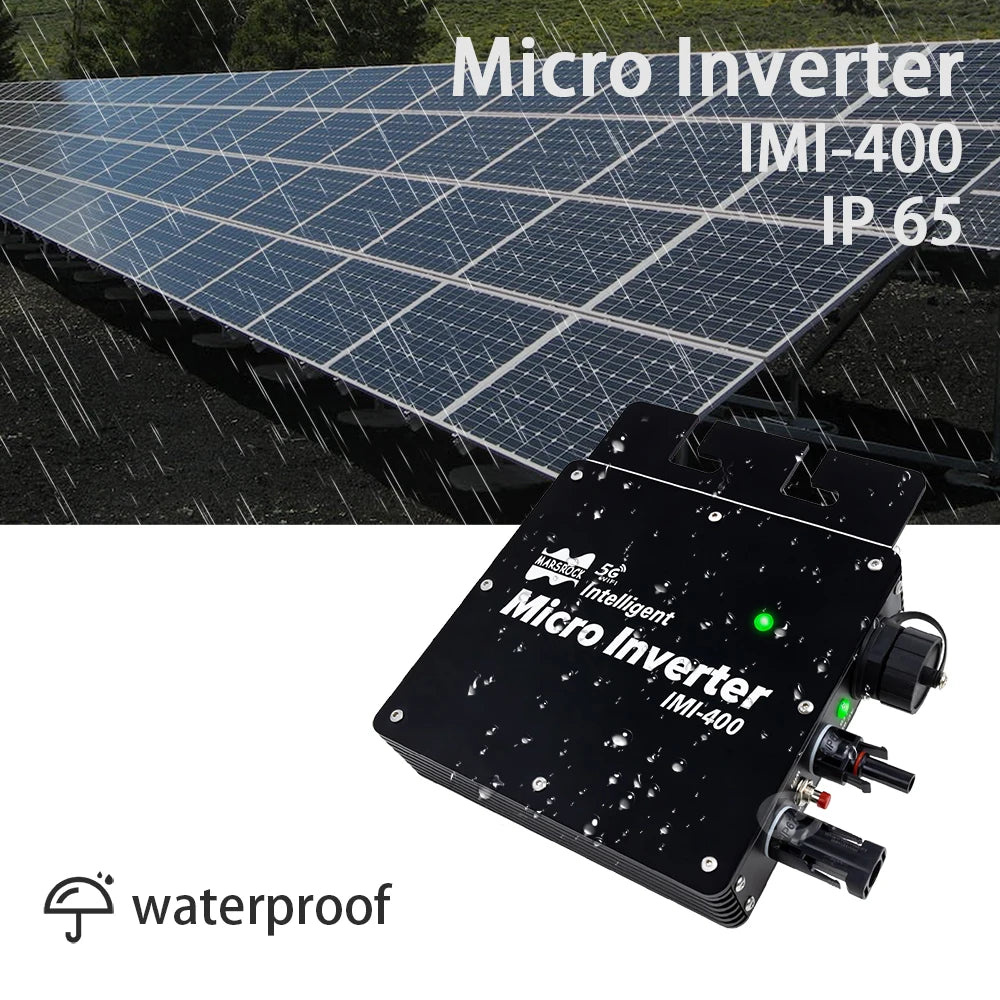 400W MPPT Grid Tie Micro Solar Inverter 220V 22-50VDC Pure Sine Wave MIcro-inverter With WiFi For Solar Panel PV Power System