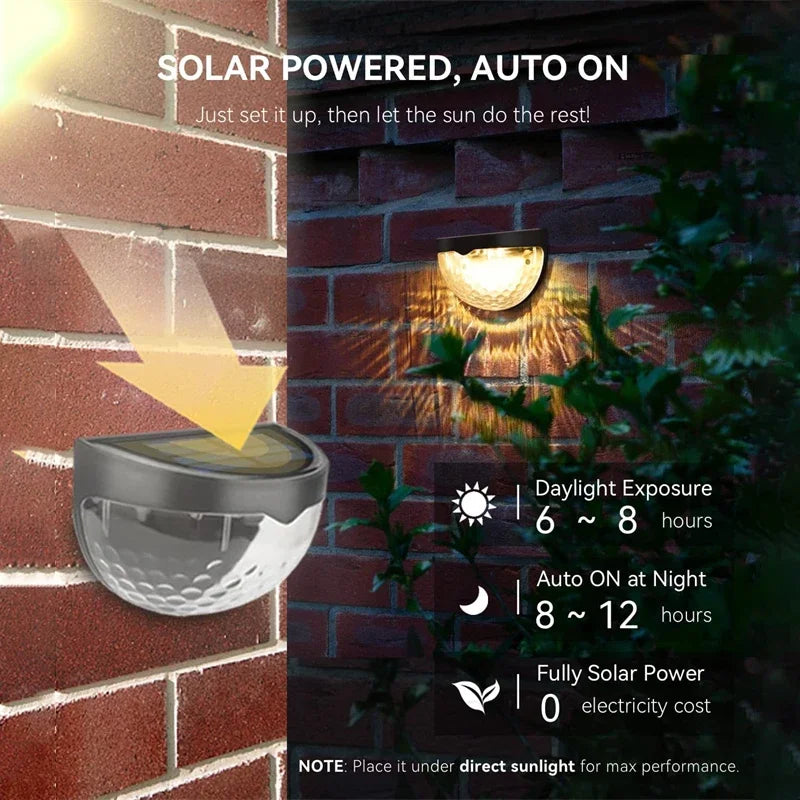 Solar Fence LED Light
