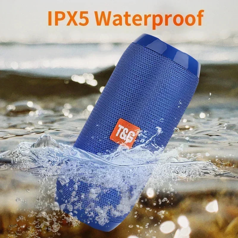 Portable Speaker Wireless Bluetooth-compatible Subwoofer Outdoor Waterproof Loudspeaker Stereo Surround Support FM RadioTF