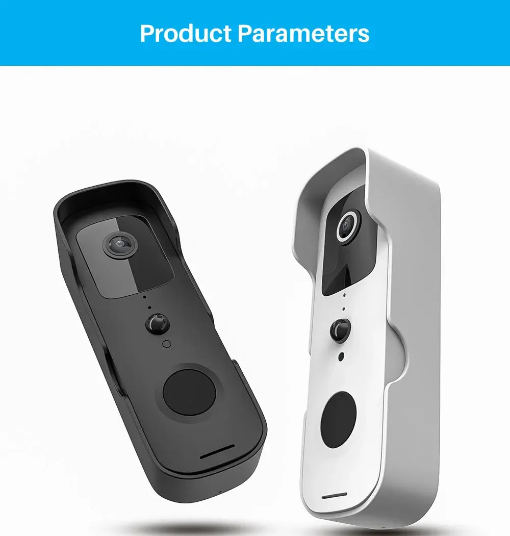 1080P Video Doorbell Camera Tuya Smart WiFi Video Doorbell Amason Alexa IP Camera Two-Way Audio Wireless Home Intercom Door Bell