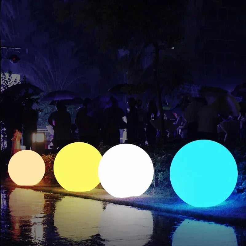 Outdoor Solar LED Garden Ball Lights Remote Control