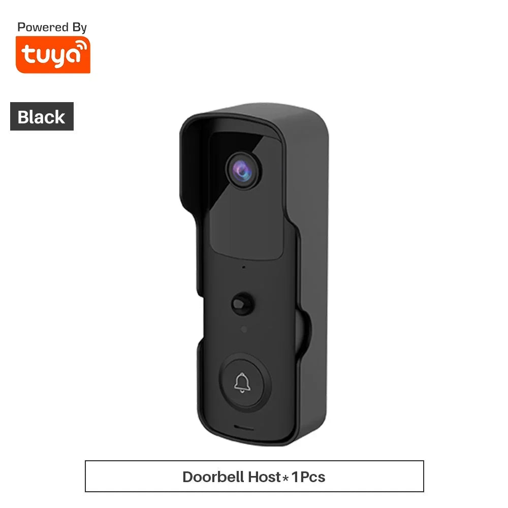 1080P Video Doorbell Camera Tuya Smart WiFi Video Doorbell Amason Alexa IP Camera Two-Way Audio Wireless Home Intercom Door Bell