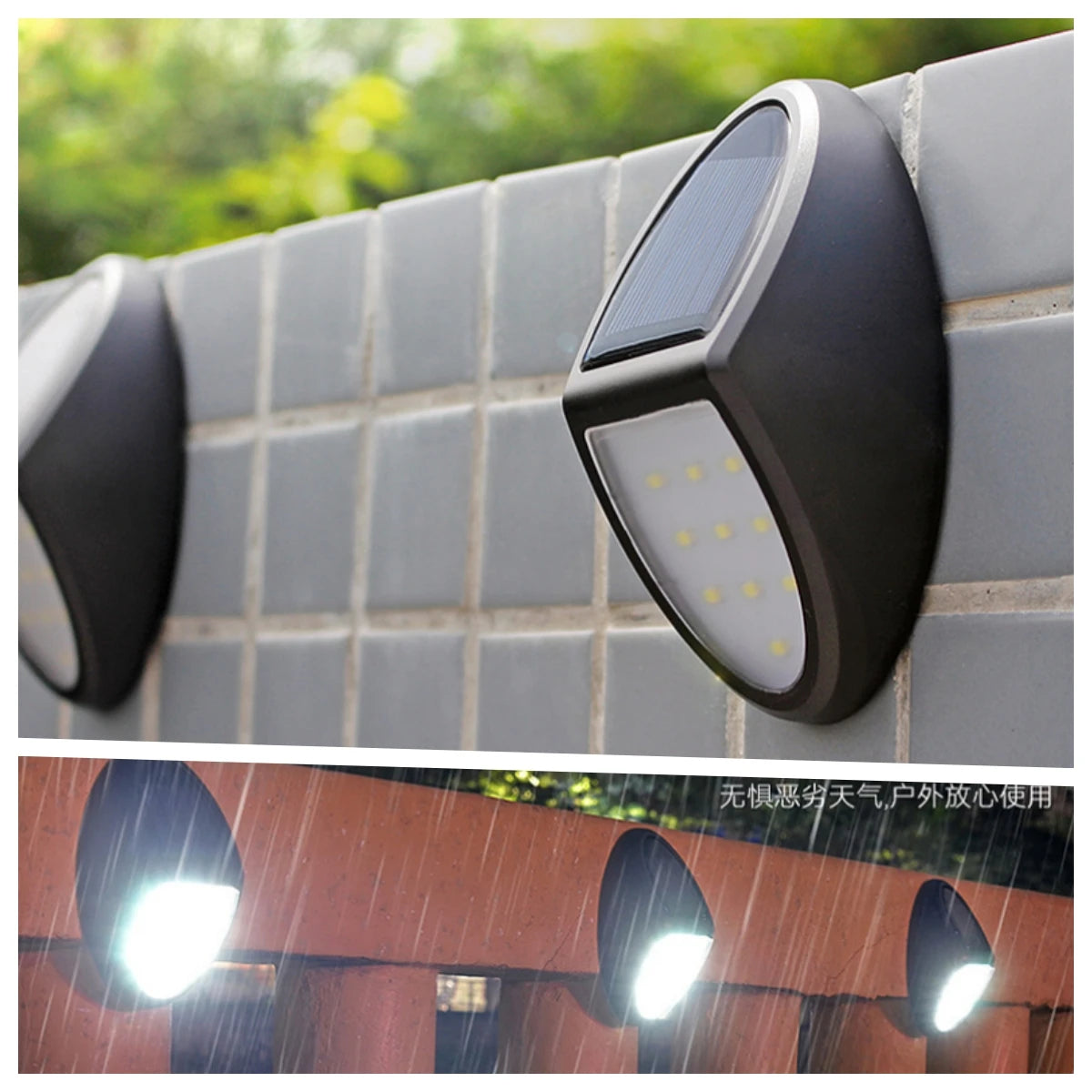 Solar wall lamp for home