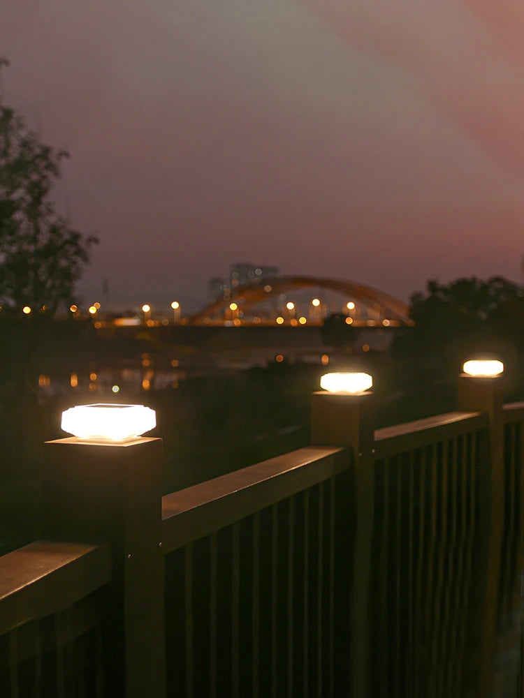 Led Solar Post Caps Lights