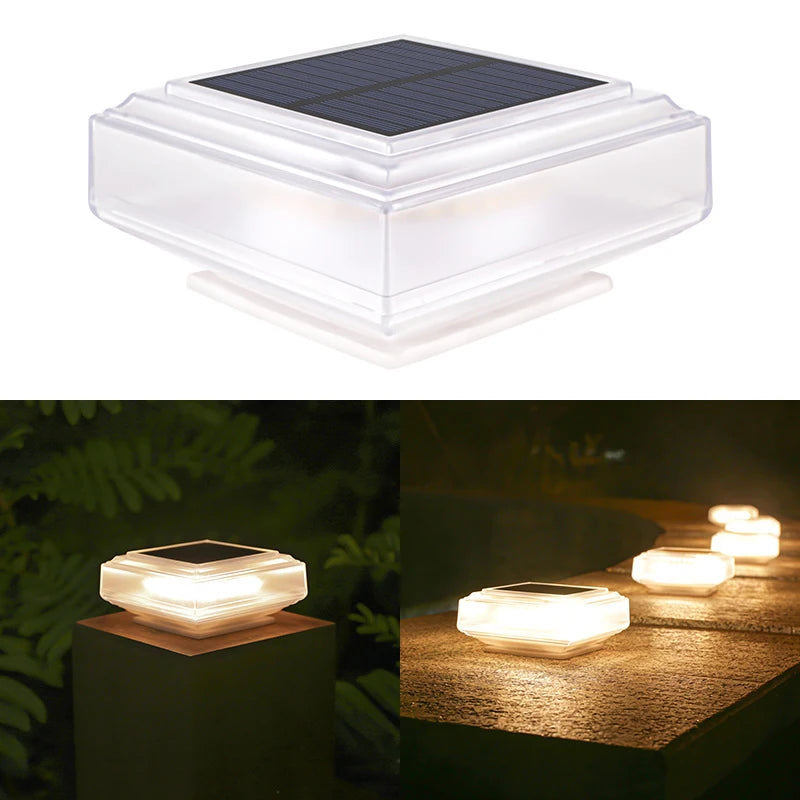 Led Solar Post Caps Lights