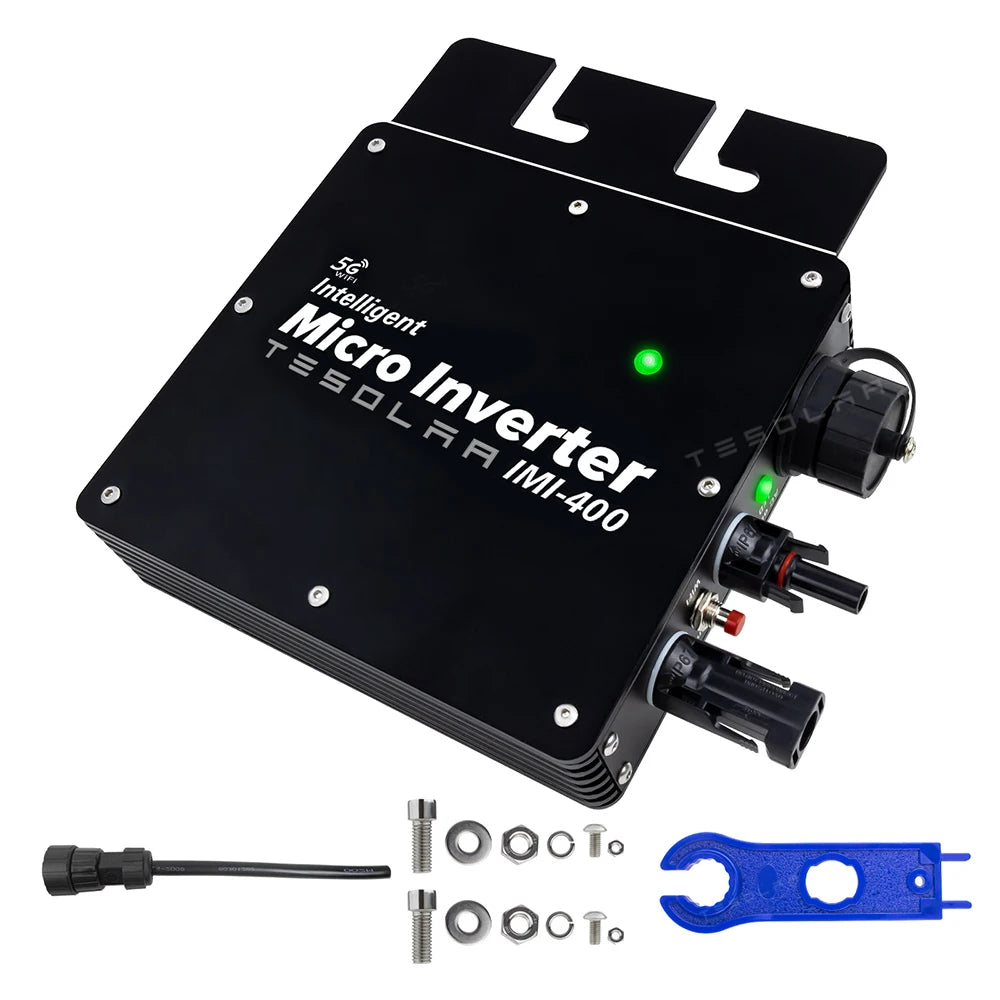 400W MPPT Grid Tie Micro Solar Inverter 220V 22-50VDC Pure Sine Wave MIcro-inverter With WiFi For Solar Panel PV Power System