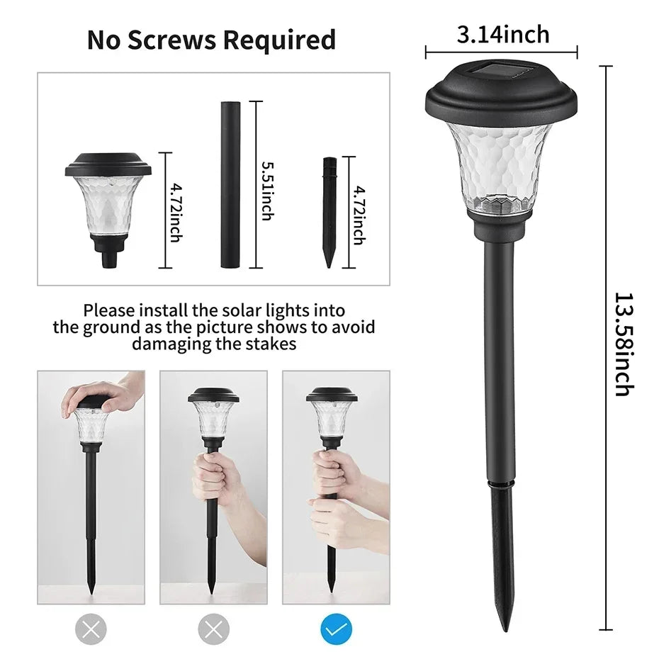 Solar Light Outdoors New Garden Lamps