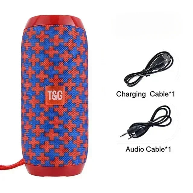 Portable Speaker Wireless Bluetooth-compatible Subwoofer Outdoor Waterproof Loudspeaker Stereo Surround Support FM RadioTF