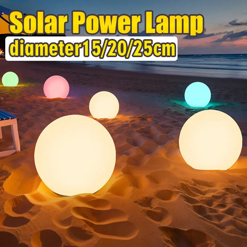 Outdoor Solar LED Garden Ball Lights Remote Control