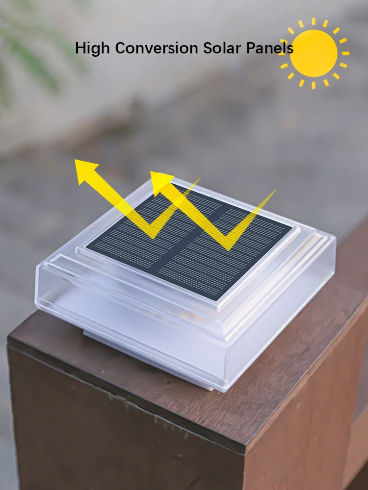 Led Solar Post Caps Lights