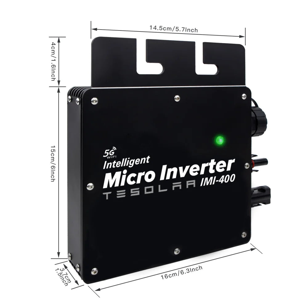 400W MPPT Grid Tie Micro Solar Inverter 220V 22-50VDC Pure Sine Wave MIcro-inverter With WiFi For Solar Panel PV Power System
