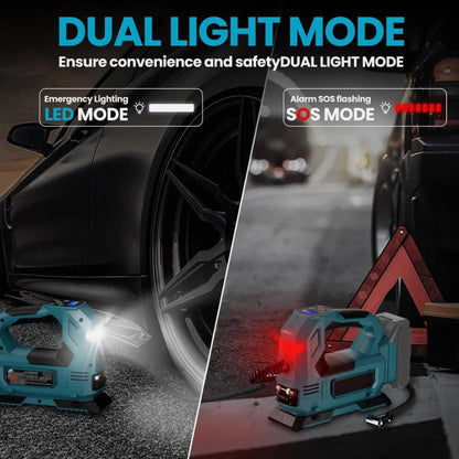 Cordless Car Tyre Inflator Pump Air Compressor Body For Makita 18V Battery Portable Inflatable Pump with LED Digital Display