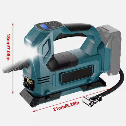 Cordless Car Tyre Inflator Pump Air Compressor Body For Makita 18V Battery Portable Inflatable Pump with LED Digital Display