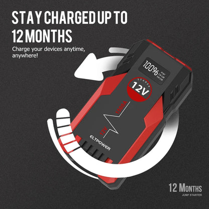 Factory Price 12V  Portable Car Jump Start Multifunction Jump Starter Power Bank with Flashlight Jump Starter