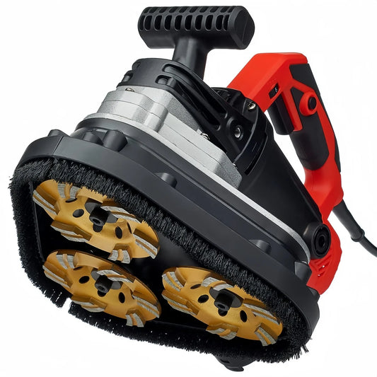 High Safety Level Hand-held Three-heads Concrete Floor Grinder