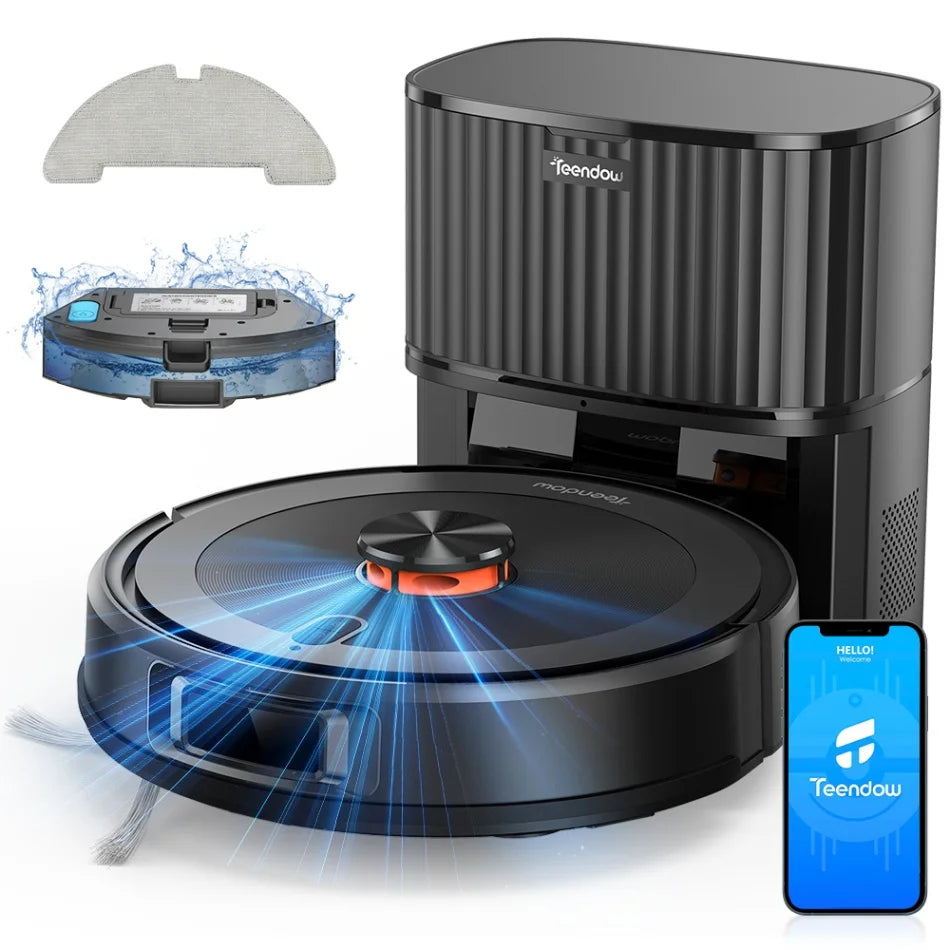 Teendow Mopping Robotic Sweeper Wireless Vacuum Cleaner Aspirapolvere Aspirateur Staubsauger Robot Vaccum Cleaner