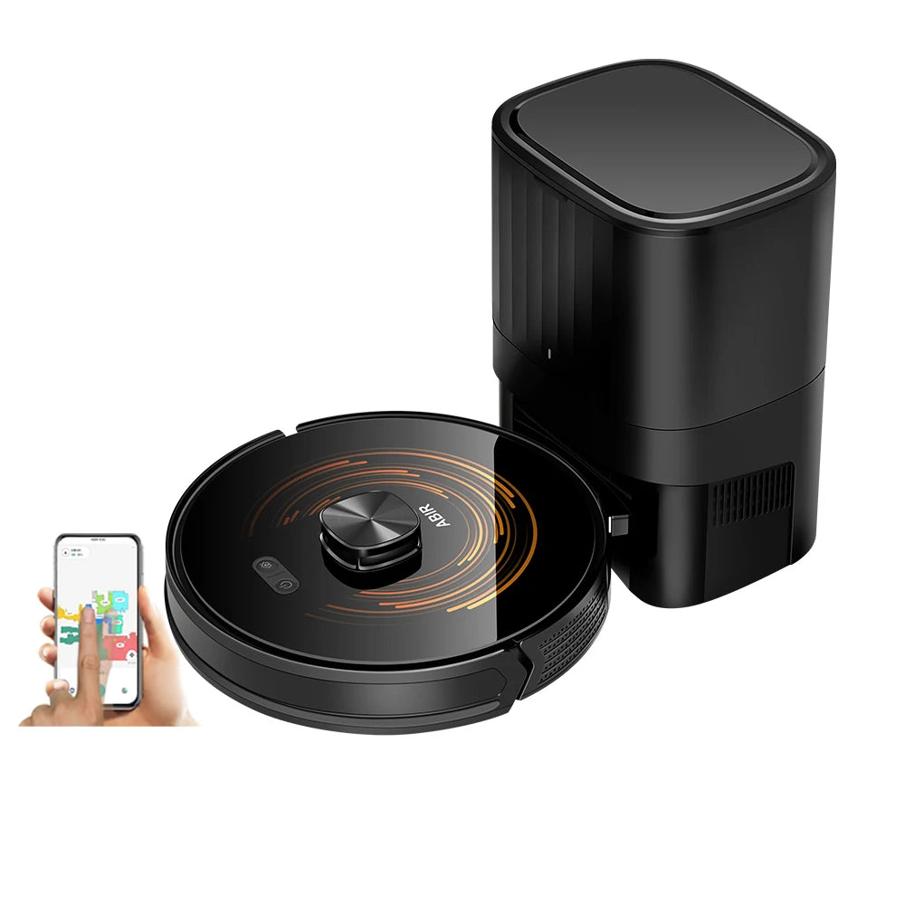 K30 Smart Self Empty Robot Vacuum Cleaner WIFI APP Laser Automatic Dirt Disposal Floor Carpet Dirt Best Quality OEM Price