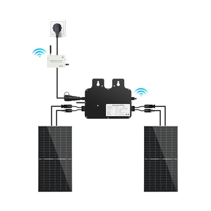 DE Stock 800W Solar Panels Microinverter Zero Power Feed Balcony Solar System IP65 Micro Inverter Grid Tie