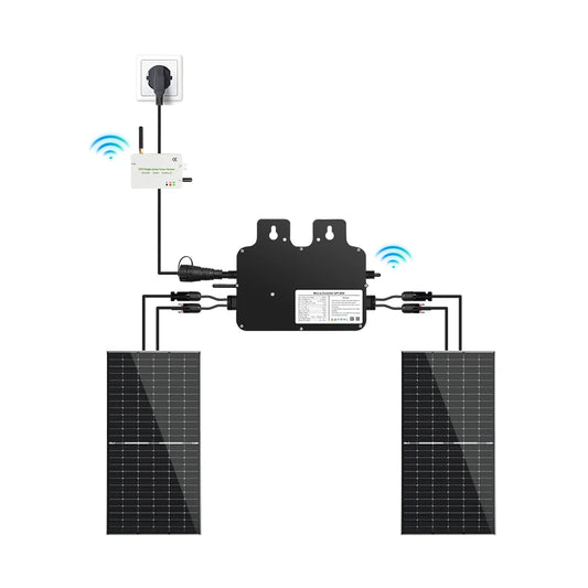 DE Stock 800W Solar Panels Microinverter Zero Power Feed Balcony Solar System IP65 Micro Inverter Grid Tie