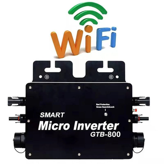 800W & 600W Smart Solar Micro Inverter Power Limiter with Wifi Communication Single & Three Phase Output Grid Tie Microinverter
