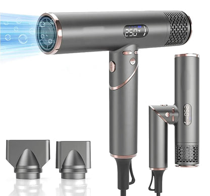 Light Weight 110000RPM High-Speed Brushless Motor  Ionic Hair Dryer with Nozzle Diffuser for Fast Drying