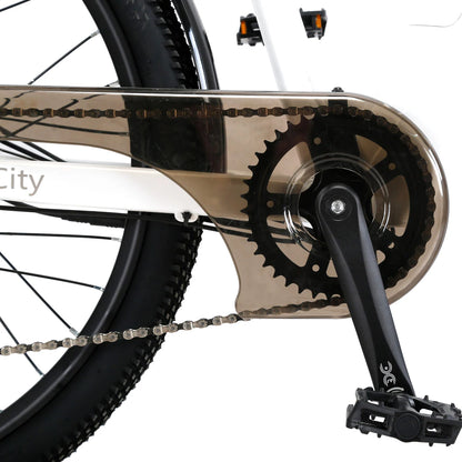 Europe Germany X-City Cysum 48V 250W Women E Bike 26 250W Battery Electric Cycle