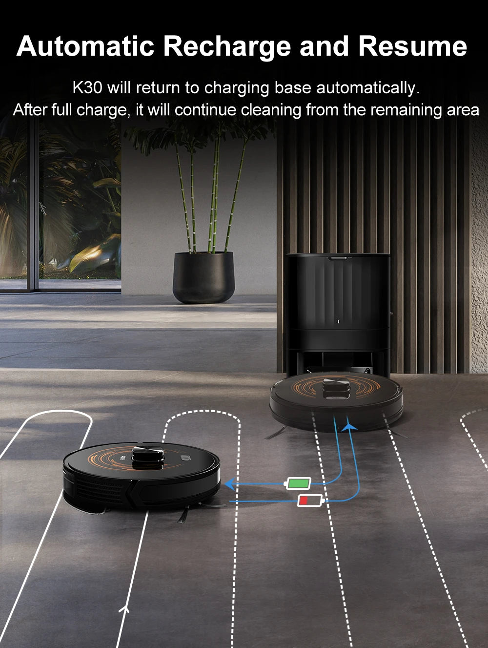 K30 Smart Self Empty Robot Vacuum Cleaner WIFI APP Laser Automatic Dirt Disposal Floor Carpet Dirt Best Quality OEM Price
