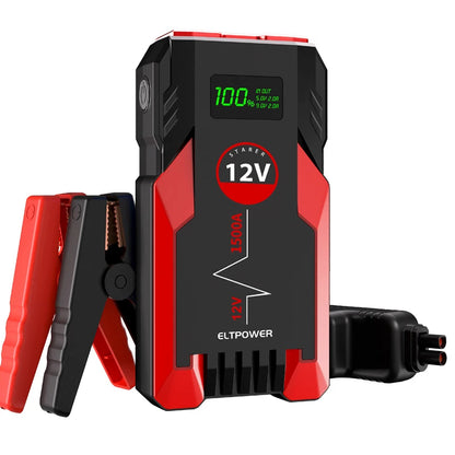 Factory Price 12V  Portable Car Jump Start Multifunction Jump Starter Power Bank with Flashlight Jump Starter