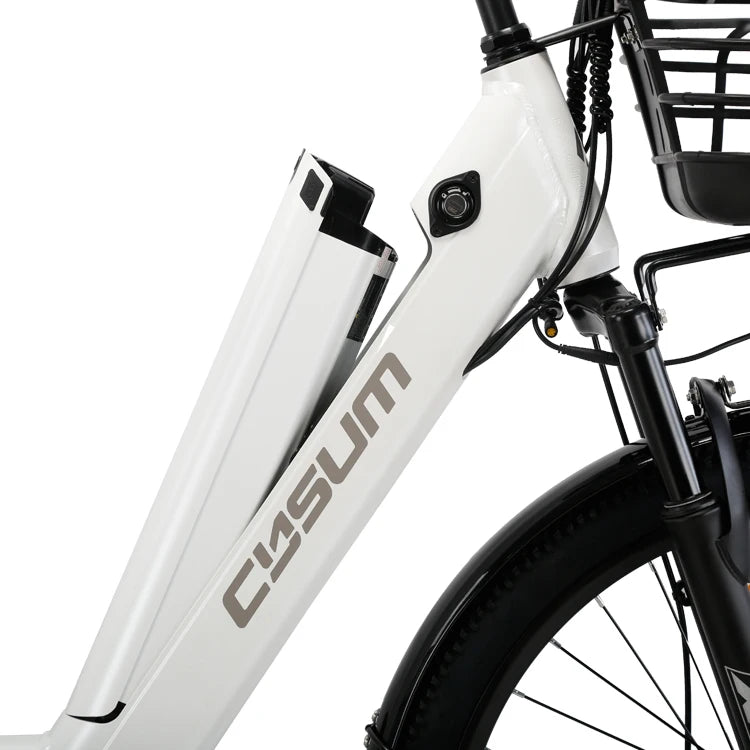 Europe Germany X-City Cysum 48V 250W Women E Bike 26 250W Battery Electric Cycle