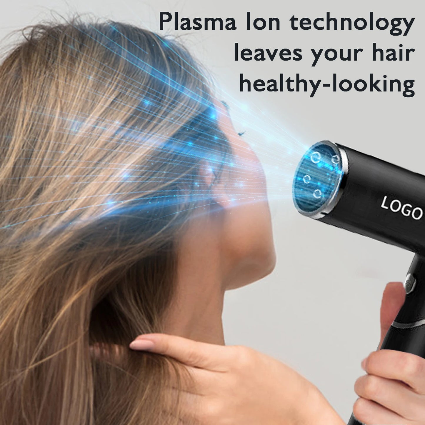 Light Weight 110000RPM High-Speed Brushless Motor  Ionic Hair Dryer with Nozzle Diffuser for Fast Drying