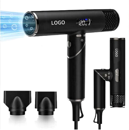 Light Weight 110000RPM High-Speed Brushless Motor  Ionic Hair Dryer with Nozzle Diffuser for Fast Drying