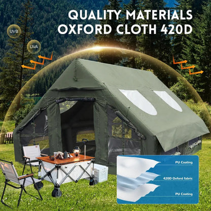 17.2 Inflatable Air Partition Room Family Large Tent Outdoor Camping Tents for Sales
