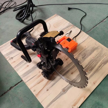 W410 Tiecheng 220V High Frequency Electric Ring Saw Machine 300mm Saw Blade Concrete Wall Cutting Machine Engine Motor