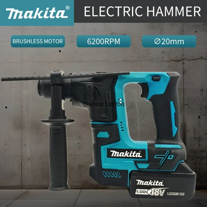 Makita Original HR140D Brushless Electric Hammer 18V Lithium Battery Cordless Hammer Wireless Drills Makita 18v Power Tools