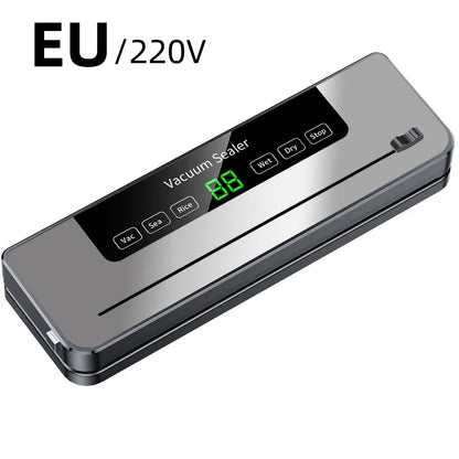 Electric Vacuum Sealer Machine Dry/Wet Food Packaging Vacuum Sealing Bags Food Storage Vacuum Packaging Machine For Kitchen Home