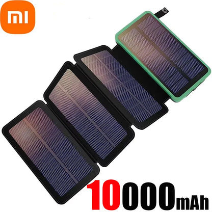Xiaomi 50000mAh Solar Powerbank Portable Folding Solar Panels Fast Charging Outdoor Camping Waterproof Sun Power For iPhone ﻿
