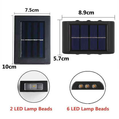 Solar LED Lighting Sensor Lamp
