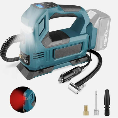 Cordless Car Tyre Inflator Pump Air Compressor Body For Makita 18V Battery Portable Inflatable Pump with LED Digital Display