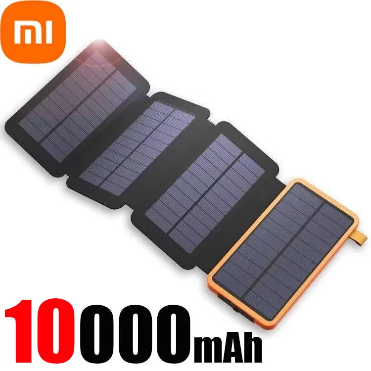 Xiaomi 50000mAh Solar Powerbank Portable Folding Solar Panels Fast Charging Outdoor Camping Waterproof Sun Power For iPhone ﻿