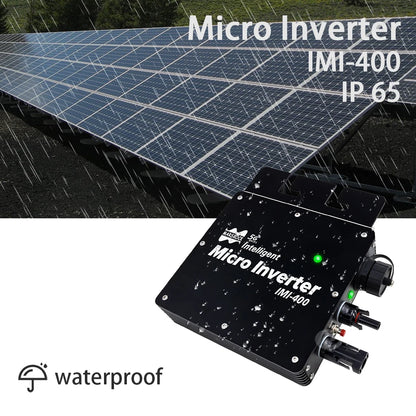 400W MPPT Grid Tie Micro Solar Inverter 220V 22-50VDC Pure Sine Wave MIcro-inverter With WiFi For Solar Panel PV Power System