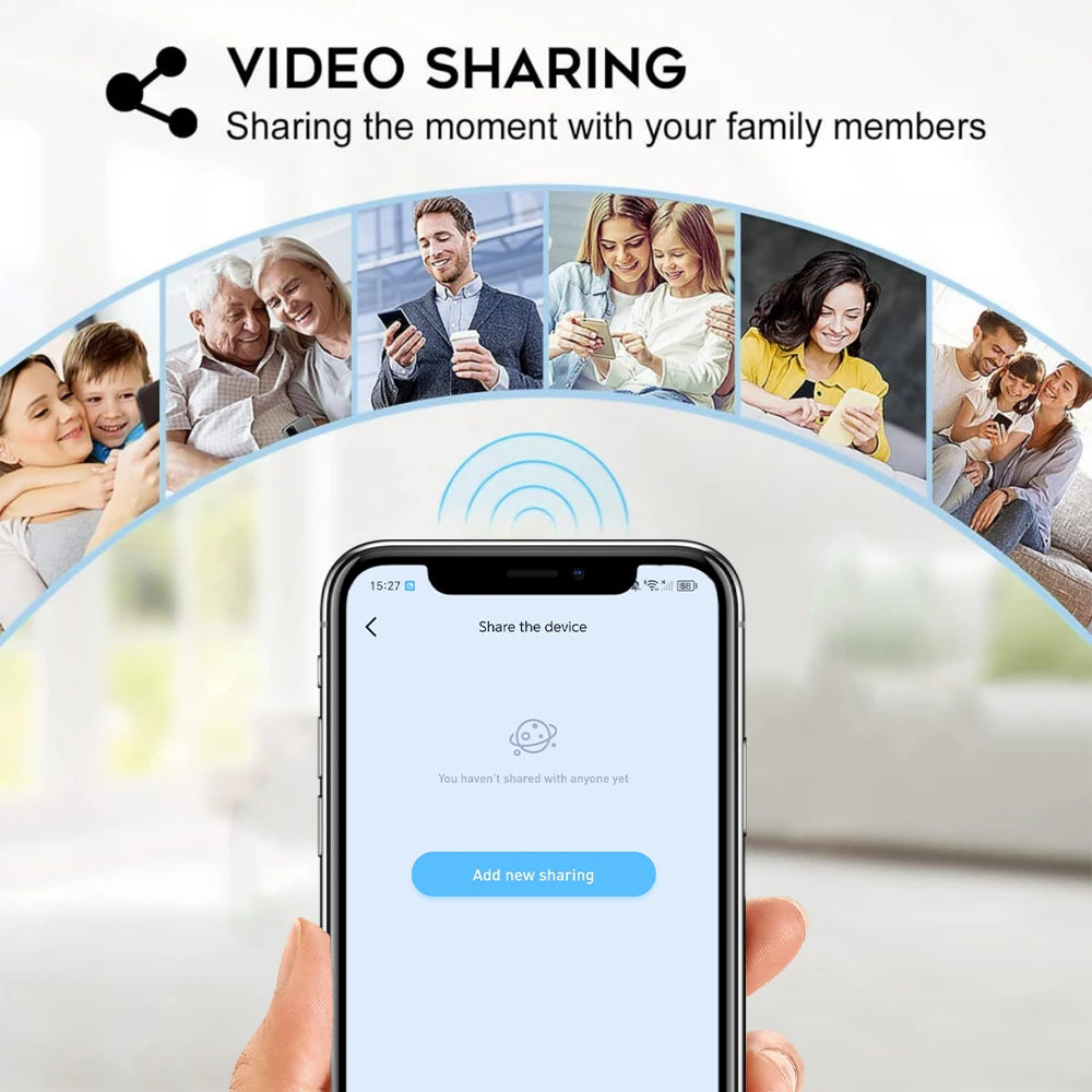 FREE Cloud Storage 1080P 2.4Ghz WiFi Wireless 5000mAh Battery Smart Video Doorbell IP65 Outdoor Door Security with USB Chime