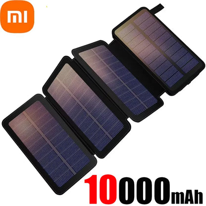 Xiaomi 50000mAh Solar Powerbank Portable Folding Solar Panels Fast Charging Outdoor Camping Waterproof Sun Power For iPhone ﻿