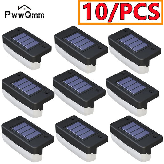 PwwQmm LED Solar Stair Lamp